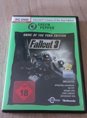 Fallout 3 Game of The Year Edition Green Pepper Version