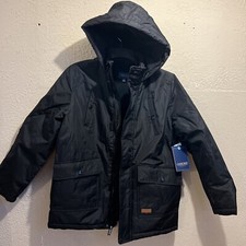 Cherokee An American Standard Jacket Size 14/16 Hooded Black New