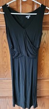 Ann Taylor Petites Size 2P Solid Black Womens Dress Ladies