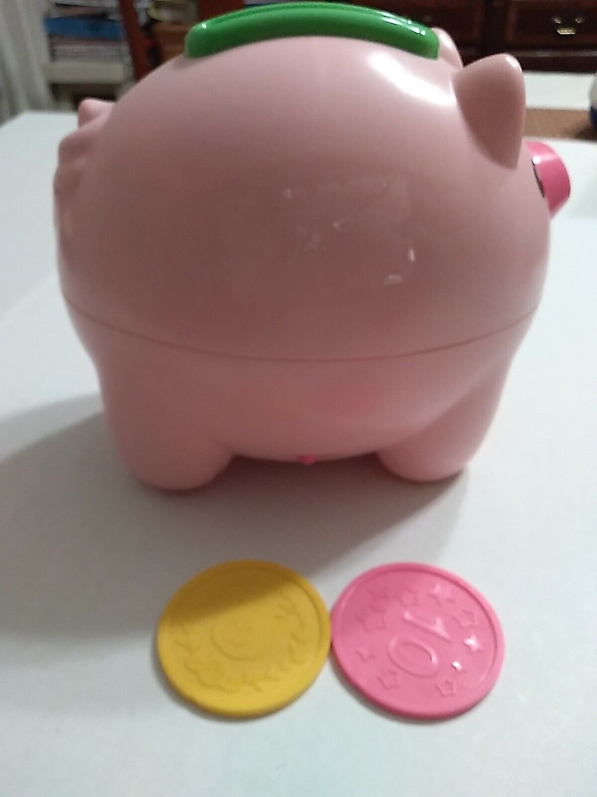 Fisher-Price Laugh & Learn Smart Stages Piggy Bank, Interactive Baby Toy 