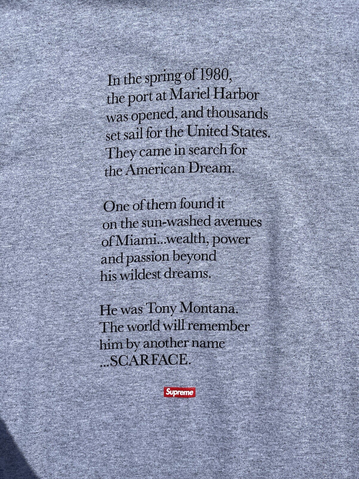 supreme x scarface split tee - image 6