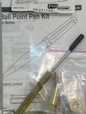 1 Twist Ballpoint Pen 24 KT Kit Wood turning Project PKMONT224 Craft Lathe NEW