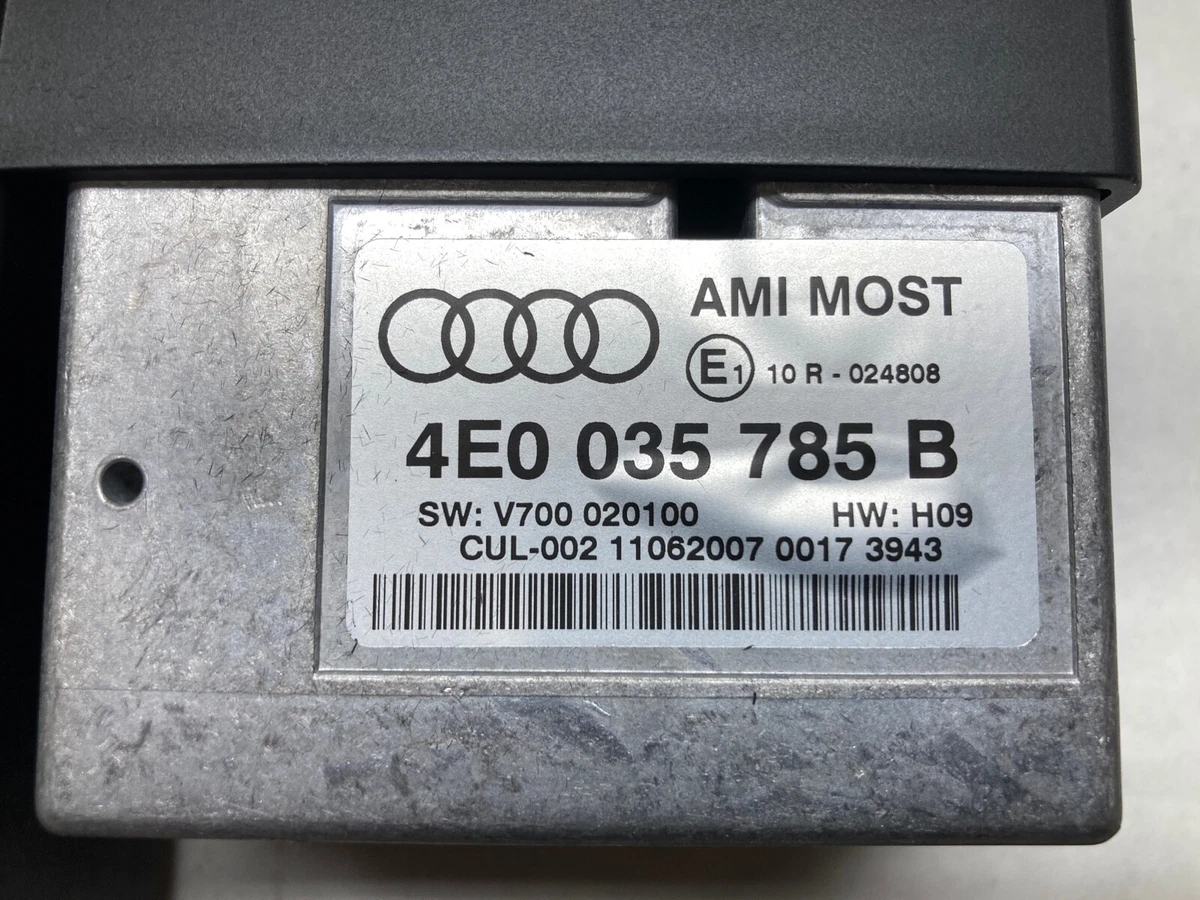 ✓ OEM AUDI Q7 Q5 A6 A8 AMI MMI Music Interface Module 4E0035785B 