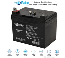 12V 35Ah Rechargeable AGM Deep Cycle Battery for RENOGY PV SOLAR PANELS