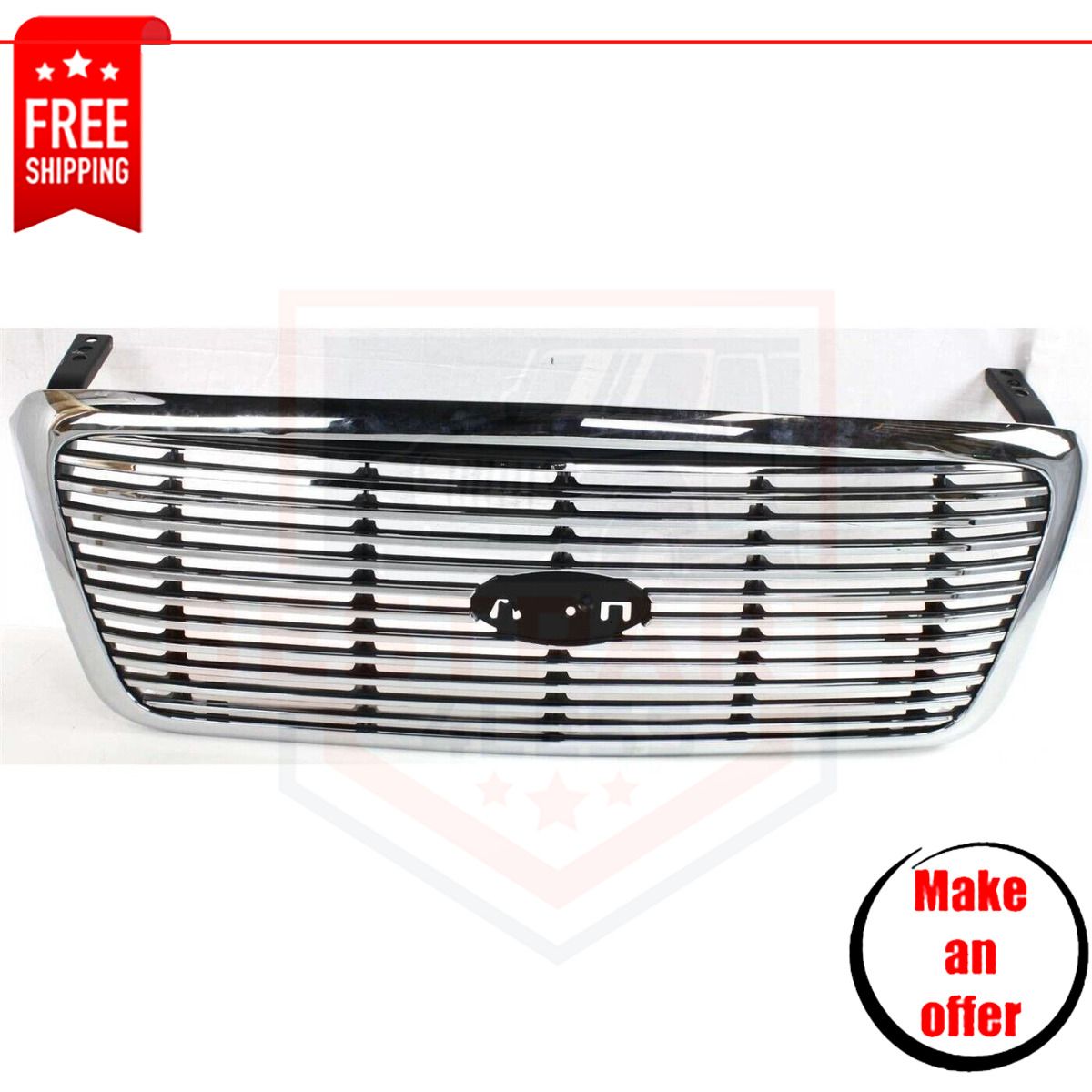 Grille Assembly 7L3Z8200BA 4L3Z8200DA plastic for 2005-2006 Ford F