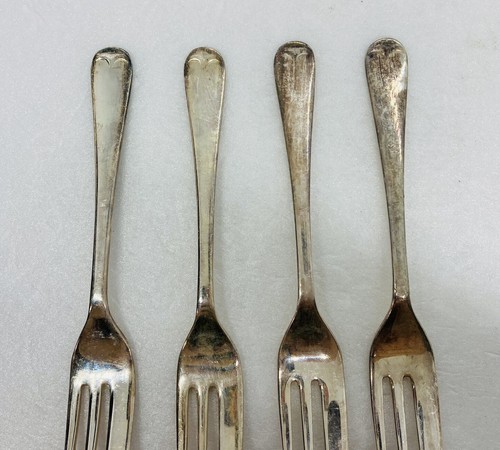Rare B&H A1 Silverpalted EP Pastry Fork Lot of 5 Dessert Ware GTD 20 Years 29 - Picture 3 of 13