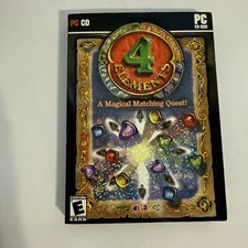 4-Elements PC CD Game By eGames. No Manual