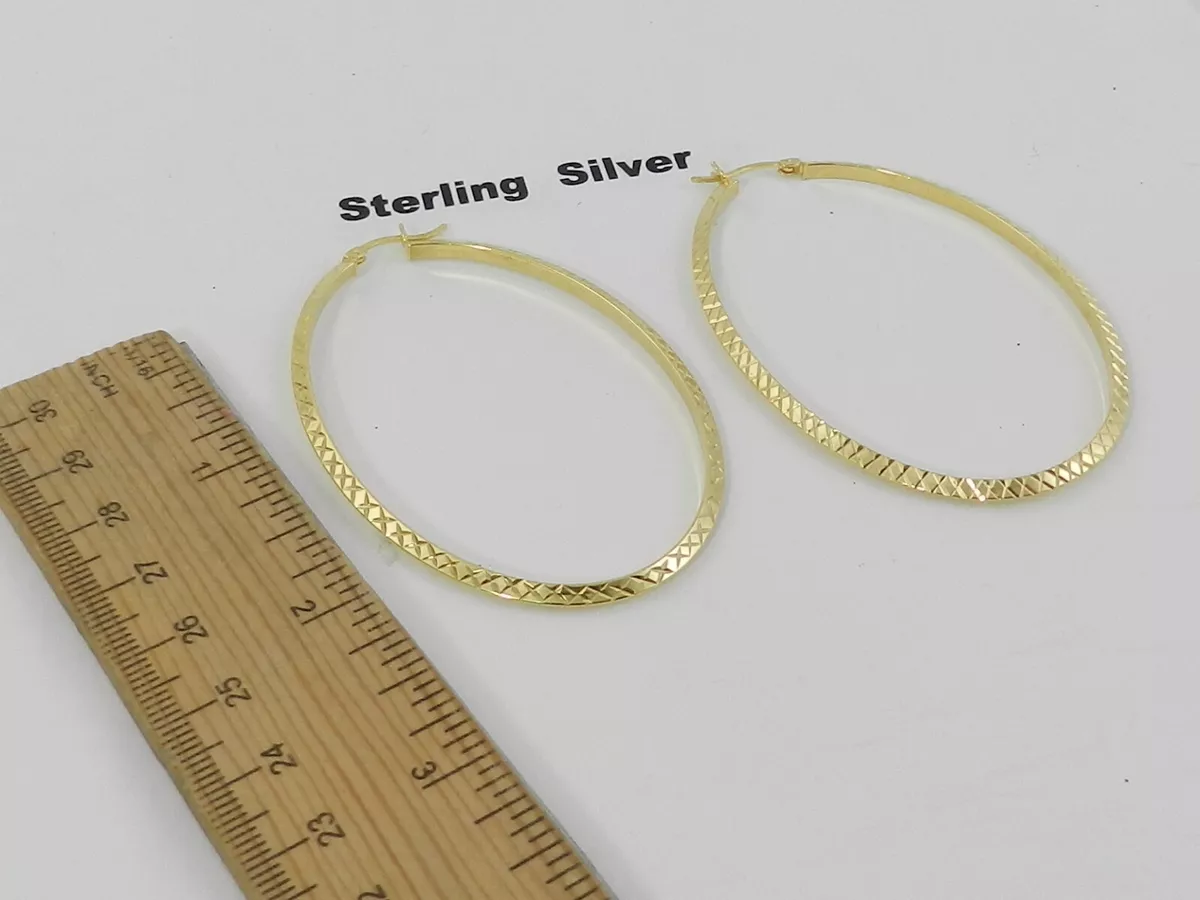 Macy's large gold hoop earrings deals