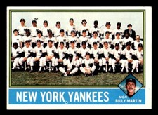 1976 Topps Baseball #17 New York Yankees Team VG/EX *d3