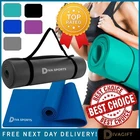 YOGA MAT NON SLIP THICK GYM EXERCISE FITNESS PILATES WORKOUT ‎185 x 60 x 1.5CM