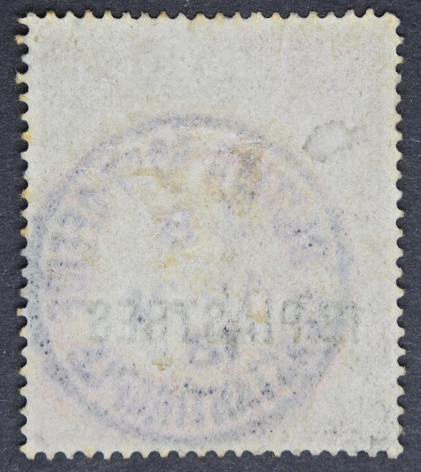 BRITISH LEVANT SG33a KEVII 1911 12Ppi en 2/6 púrpura grisáceo opaco, fino usado Foto 2 de 2