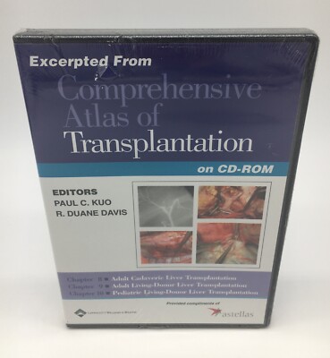 Comprehensive Atlas Of Transplantation CD-ROM Chapters 8-10 New Ripped Seal