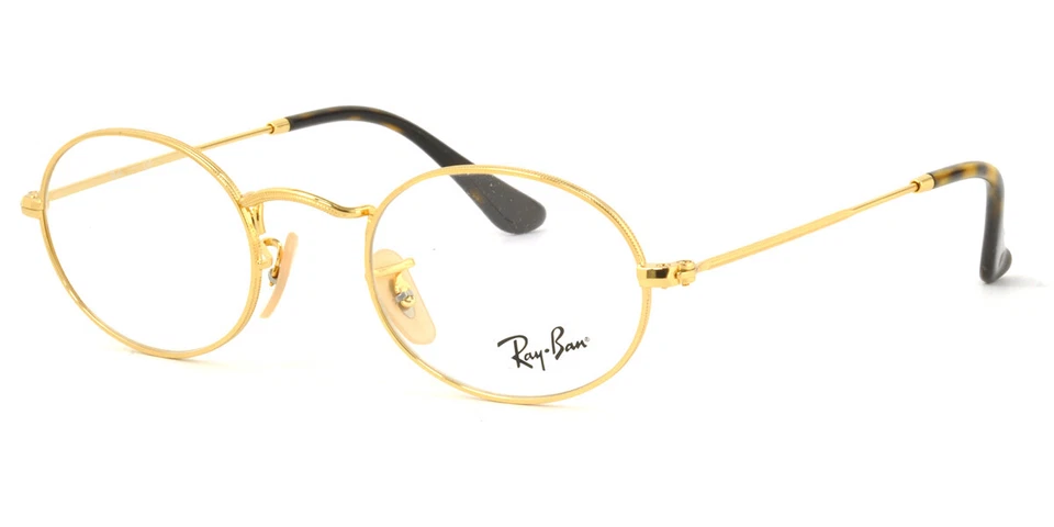 Nuevo 2025 Ray Ban Anteojos RB 3547V 2500 Rx Auténtico Metal Italia Marco S Foto 3 de 4