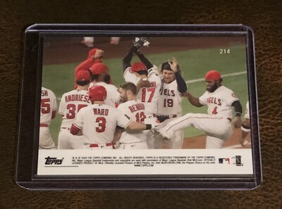2020 TOPPS NOW #214 SHOHEI OHTANI NUMBERED 25/25 PURPLE PARALLEL