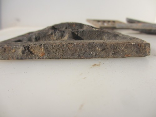 Vintage Square Cast Iron Drain Cover Grate Grille Vent Antique 4" Inch - £12each - Picture 8 of 13
