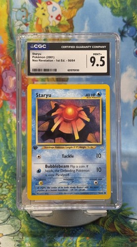 Staryu (1st Edition) graded CGC 9.5 for sale on eBay