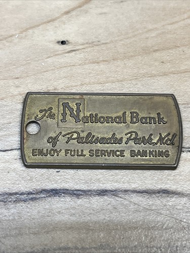 The National Bank Palisades Park, N. J. Key Fob *D246 - Picture 1 of 2