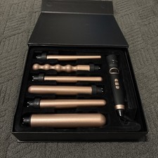Bestope Pro Beach Waver Curling Iron Wand 6 In 1 Interchangeable Wands