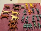 New ListingMarx Vintage Western Horses and Figures Lot