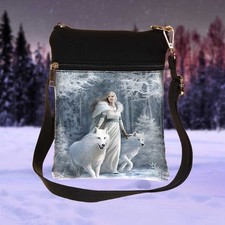 Winter Guardian by Anne Stokes.  S houlder bag 23cm - nemesis now exclusive