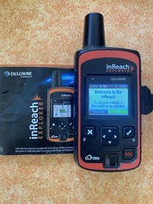 DeLorme inReach SE Black/Yellow Satellite Communicator Model INRCH20 Two-Way GPS