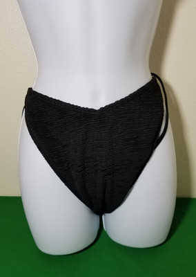 Ivory Rose Black Bikini Bottom Swimwear Size 20 Cheeky Curvy Beach Sexy Pool NWT