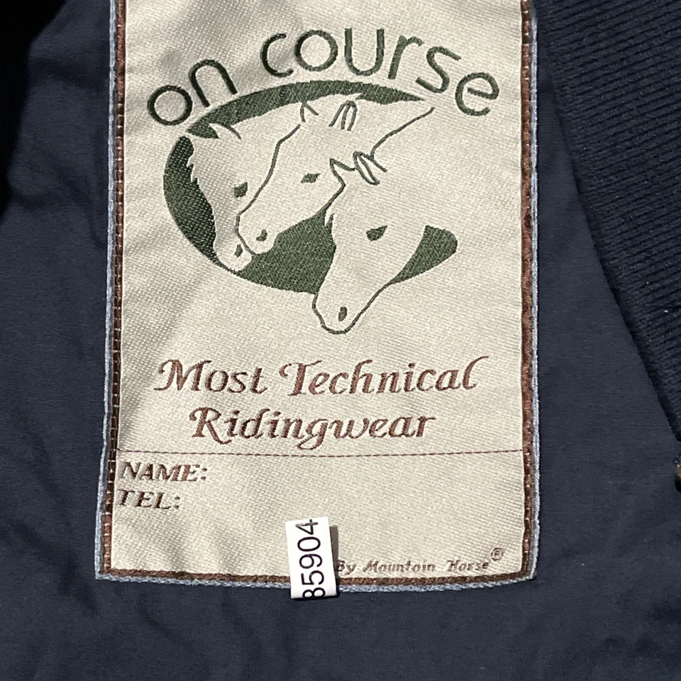 Chaqueta de equitación técnica Mountain Horse On Course para mujer pequeña azul marino toda temporada Foto 2 de 4