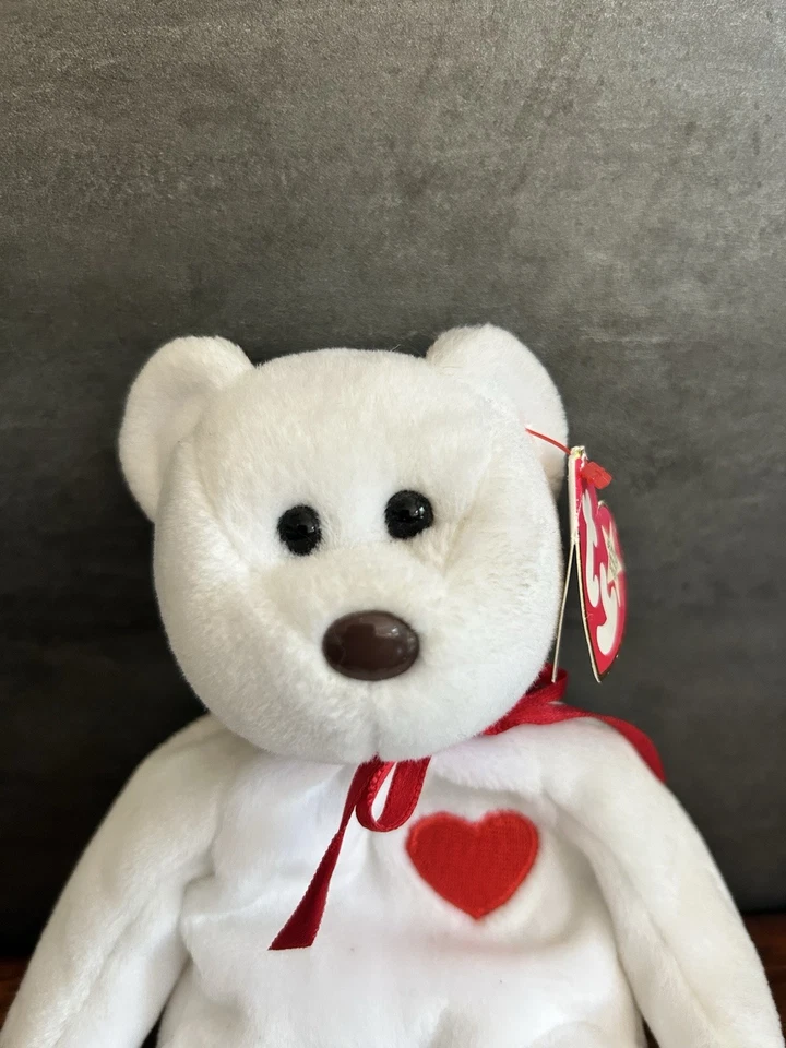 Ty Beanie Baby Valentino the Bear 1993 (Rare Collectable)  - Image 2 of 4