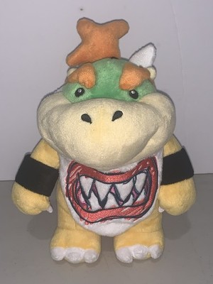 Nintendo San-Ei Bowser Jr. Plush 9  Super Mario All-Star Collection Stuffed Toy