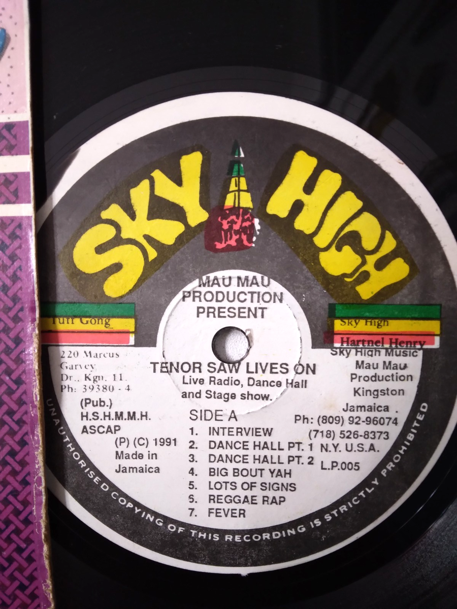 ジャマイカLP Tenor Saw Tenor Saw Lives On: A Tribute To Tenor Saw LP005 SKY HIGH /00260 Tenor Saw Lives On: A Tribute To Tenor Saw - Vinyl LP 1991 | eBay