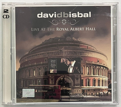 DAVID BISBAL - LIVE AT THE ROYAL ALBERT HALL - 2013 MEXICAN CD + DVD ALBUM SOC