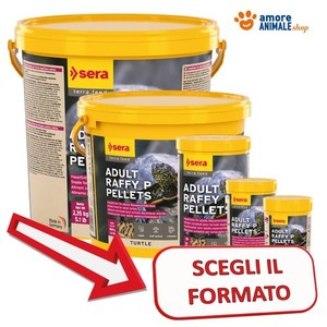 Sera Turtle Adult Raffy P per tartarughe Acquatiche - 250ml/1Lt/3,8Lt/10Lt