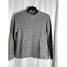 Members Mark Mens Crewneck Pullover Sweatshirt Medium Heather Grey Long Sleeve