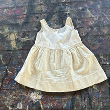 Antique Girls 3t Victorian Hand Made Dress Muslin Wool