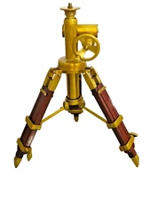 Tripod Stand Decorative Aluminium Brass Antique Finish Adjustable Lamp Base