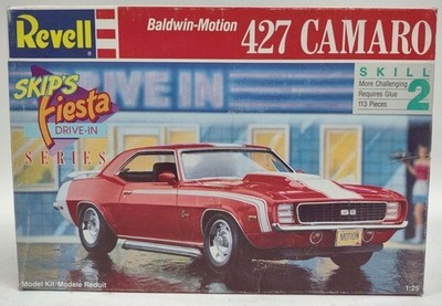 M1b SEALED Revell 427 Camaro Skip s Fiesta Drive-In Baldwin Motion 427 Chevy