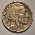 #1 very fine++ Nicer Low Mintage 1931 S Buffalo Head Nickel