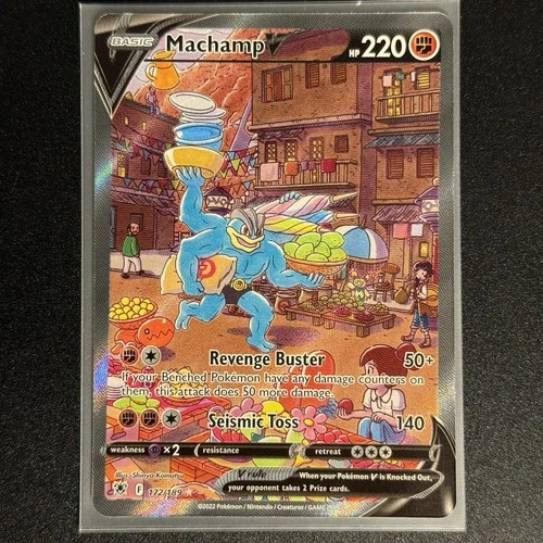 Machamp V 172/189 Astral Radiance Printing Error