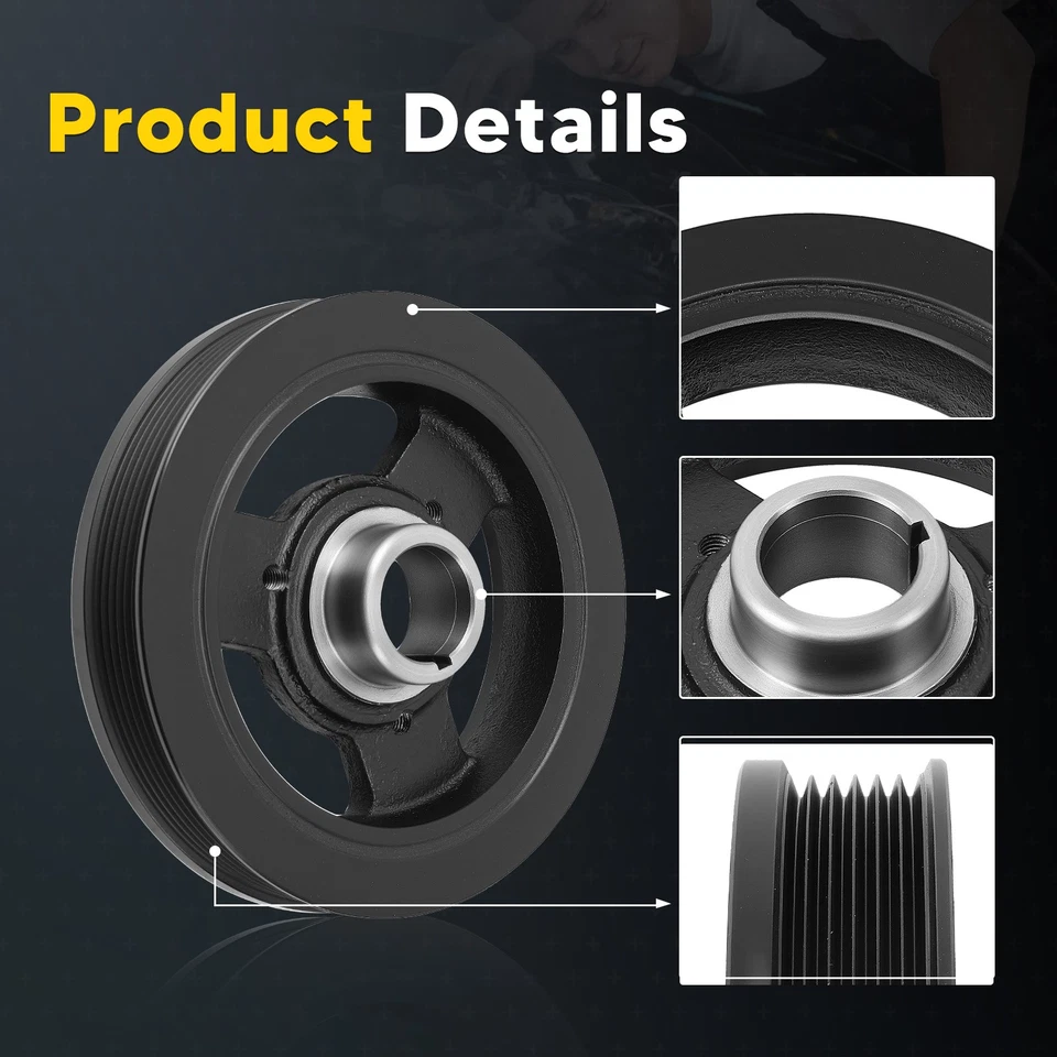 Harmonic Balancer for Ford Crown Victoria Grand Marquis Mustang 4.6L 1992-2000 - Image 4 of 4