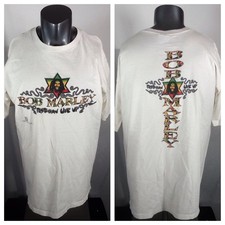 Vintage 1993 Bob Marley Rastaman Live Up T-Shirt Men s XL 90 s Double Sided