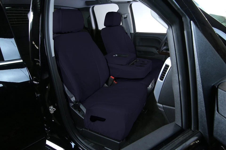 For Ford Aerostar 92-97 Canvas 1st or 2nd or 3rd Row Blue Custom Seat Covers — 第 2/4 张图片