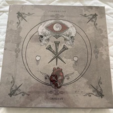 PARADISE LOST Obsidian CD + pic LP Complete BONE BOX Mailorder edition w coaster