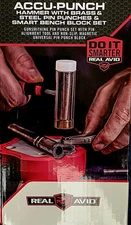 Real Avid Accu Punch Hammer and Punch Set with Smart Bench Block for Gunsmithing