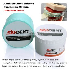Dental Impression Putty Regular Set VPS Putty 400g Base  400g Catalyst