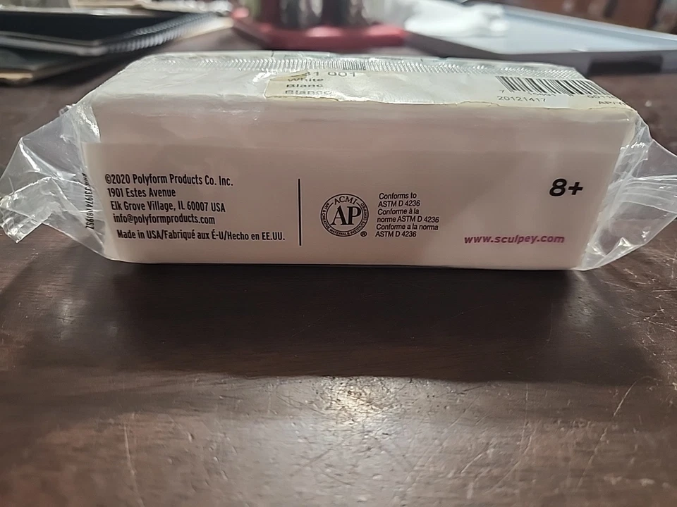 Sculpey III argila de polímero branco 1 lb forno assado lacrado - Imagem 3 de 4