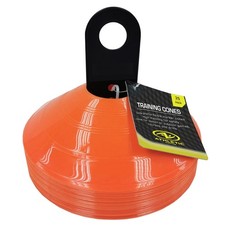 Athletic Works Orange Low-Profile Sports Training Cones for Agility, 25 Piece