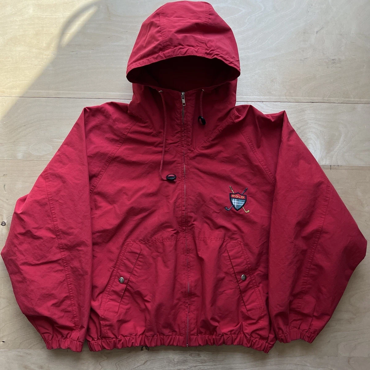 Vintage polo golf windbreaker hotsell