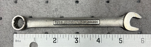 Vintage Craftsman Combination Wrench -VA- 44694 7/16” 12 Point Forged in USA - Picture 9 of 12