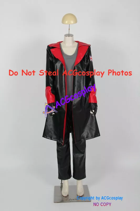 Devil May Cry Cosplay, Dante PU Leather Costume Set