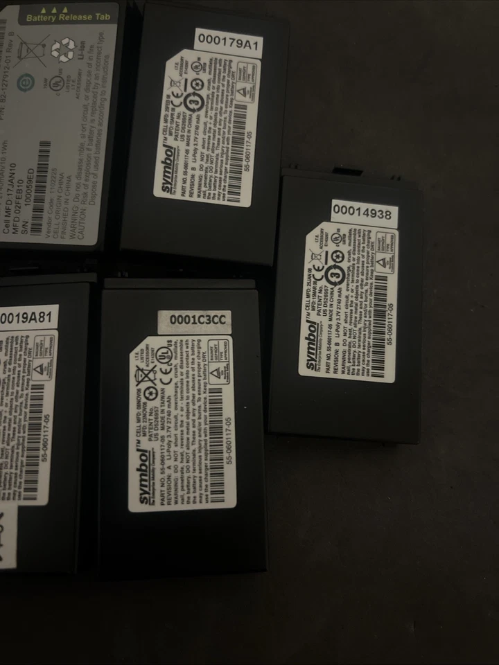 lot Of 7 Symbol expired MC3090 Battery & MC3190 Battery - Image 3 of 4